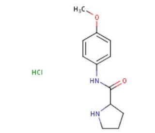 N-(4-methoxyphenyl)pyrrolidine-2-carboxamide hydrochloride - chemical structure image