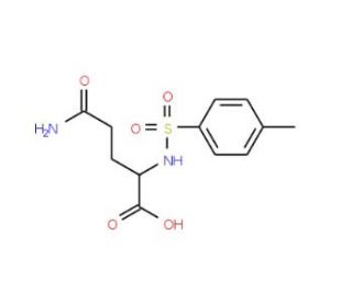 (&minus;)-N-[(4-methylphenyl)sulfonyl]-D-glutamine (CAS 883452-10-6) - chemical structure image