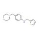 N-[4-(morpholin-4-ylmethyl)phenyl]-N-(thien-2-ylmethyl)amine - chemical structure image