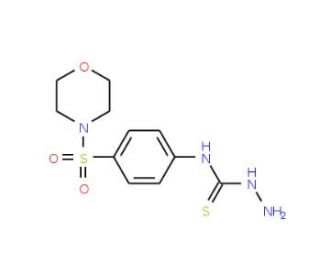 N-[4-(morpholin-4-ylsulfonyl)phenyl]hydrazinecarbothioamide - chemical structure image