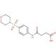 N-[4-(Morpholine-4-sulfonyl)-phenyl]-succinamic acid - chemical structure image
