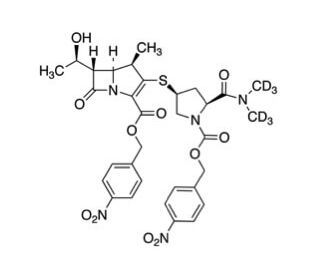 N-4-Nitrobenzyloxycarbonyl meropenem-d6 4-nitrobenzyl ester (CAS 96036-02-1) - chemical structure image