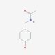 N-(4-Oxo-cyclohexylmethyl)-acetamide (CAS 30482-18-9) - chemical structure image