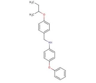 N-[4-(sec-Butoxy)benzyl]-4-phenoxyaniline (CAS 1040687-86-2) - chemical structure image