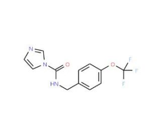 N-[4-(trifluoromethoxy)benzyl]-1H-imidazole-1-carboxamide - chemical structure image