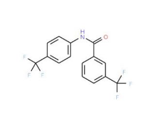 N-[4-(Trifluoromethyl)phenyl]-4-(trifluoromethyl)-benzamide (CAS 195371-90-5) - chemical structure image