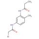 N-{5-[(2-Bromoacetyl)amino]-2-methylphenyl}propanamide (CAS 1138443-75-0) - chemical structure image