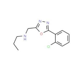 N-{[5-(2-chlorophenyl)-1,3,4-oxadiazol-2-yl]methyl}-N-propylamine - chemical structure image