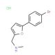 N-{[5-(4-bromophenyl)-2-furyl]methyl}-N-methylamine hydrochloride - chemical structure image