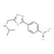 N-{[5-(4-nitrophenyl)-1,3,4-oxadiazol-2-yl]methyl}propan-2-amine - chemical structure image