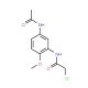 N-[5-(acetylamino)-2-methoxyphenyl]-2-chloroacetamide - chemical structure image