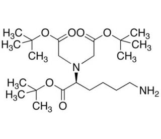 N-(5-Amino-1-carboxypentyl)iminodiacetic Acid Tri-t-butyl Ester (CAS 205379-08-4) - chemical structure image