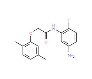 N-(5-Amino-2-fluorophenyl)-2-(2,5-dimethylphenoxy)acetamide - chemical structure image