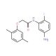 N-(5-Amino-2-fluorophenyl)-2-(2,5-dimethylphenoxy)acetamide - chemical structure image