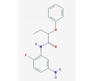 N-(5-Amino-2-fluorophenyl)-2-phenoxybutanamide - chemical structure image
