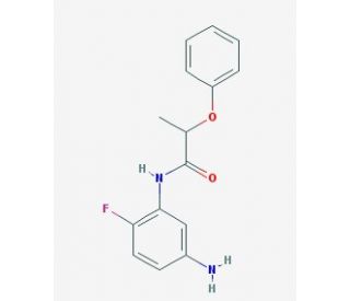 N-(5-Amino-2-fluorophenyl)-2-phenoxypropanamide - chemical structure image
