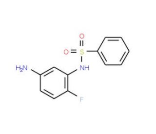 N-(5-amino-2-fluorophenyl)benzenesulfonamide - chemical structure image