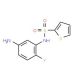 N-(5-amino-2-fluorophenyl)thiophene-2-sulfonamide - chemical structure image