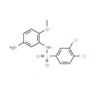 N-(5-Amino-2-methoxy-phenyl)-3,4-dichloro-benzenesulfonamide - chemical structure image