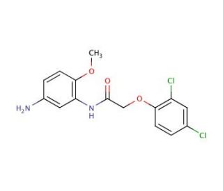 N-(5-Amino-2-methoxyphenyl)-2-(2,4-dichlorophenoxy)acetamide - chemical structure image