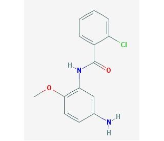 N-(5-Amino-2-methoxyphenyl)-2-chlorobenzamide - chemical structure image
