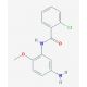 N-(5-Amino-2-methoxyphenyl)-2-chlorobenzamide - chemical structure image