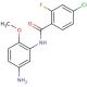 N-(5-amino-2-methoxyphenyl)-4-chloro-2-fluorobenzamide - chemical structure image