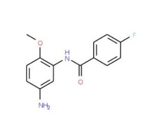N-(5-Amino-2-methoxyphenyl)-4-fluorobenzamide - chemical structure image