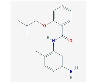 N-(5-Amino-2-methylphenyl)-2-isobutoxybenzamide - chemical structure image