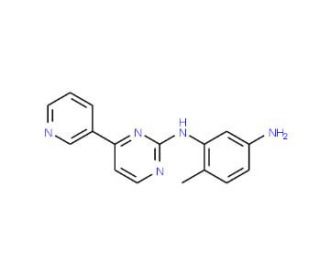 N-(5-Amino-2-methylphenyl)-4-(3-pyridyl)-2-pyrimidineamine (CAS 152460-10-1) - chemical structure image