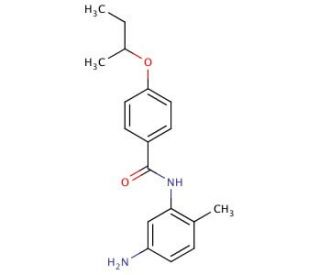 N-(5-Amino-2-methylphenyl)-4-(sec-butoxy)benzamide - chemical structure image