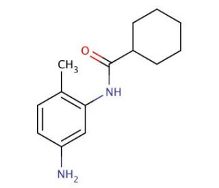 N-(5-Amino-2-methylphenyl)cyclohexanecarboxamide - chemical structure image