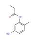 N-(5-Amino-2-methylphenyl)propanamide (CAS 436089-02-0) - chemical structure image