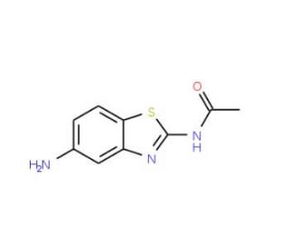 N-(5-Amino-benzothiazol-2-yl)-acetamide - chemical structure image