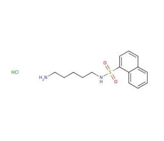 N-(5-Aminopentyl)-1-naphthalenesulfonamide Hydrochloride (CAS 35517-11-4) - chemical structure image