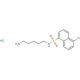 N-(5-Aminopentyl)-5-chloro-1-naphthalenesulfonamide Hydrochloride (CAS 61714-24-7) - chemical structure image
