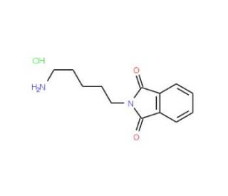 N-(5-Aminopentyl)-phthalimide hydrochloride (CAS 7292-63-9) - chemical structure image