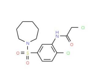 N-[5-(Azepane-1-sulfonyl)-2-chloro-phenyl]-2-chloro-acetamide - chemical structure image