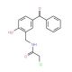 N-(5-Benzoyl-2-hydroxy-benzyl)-2-chloro-acetamide - chemical structure image