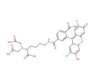 N-[5-(Bis-carboxymethyl-amino)-5-carboxy-pentyl)]-2-(2,7-dichloro-6-hydroxy-3-oxo-3H-xanthen-9-yl)-terephthalamic Acid - chem