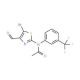 N-(5-bromo-4-formyl-1,3-thiazol-2-yl)-N-[3-(trifluoromethyl)phenyl]acetamide - chemical structure image