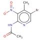 N-(5-bromo-4-methyl-3-nitropyridin-2-yl)acetamide - chemical structure image