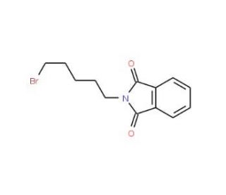 N-(5-Bromopentyl)phthalimide (CAS 954-81-4) - chemical structure image