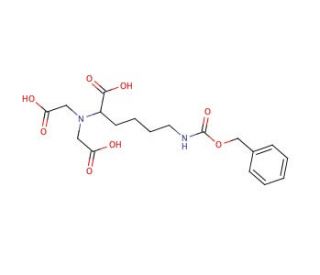 N-(5-Carbobenzyloxyamino)-1-carboxypentyl)iminodiacetic Acid (CAS 209052-01-7) - chemical structure image