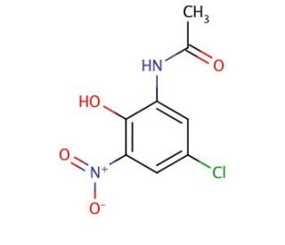 N-(5-Chloro-2-hydroxy-3-nitrophenyl)acetamide (CAS 156016-33-0) - chemical structure image