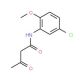 N-(5-Chloro-2-methoxy-phenyl)-3-oxo-butyramide (CAS 52793-11-0) - chemical structure image