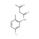 N-(5-Chloro-2-methyl-phenyl)-3-oxo-butyramide (CAS 25233-50-5) - chemical structure image