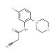 N-(5-Chloro-2-morpholin-4-yl-phenyl)-2-cyano-acetamide - chemical structure image