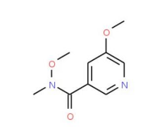 N,5-Dimethoxy-N-methylnicotinamide (CAS 1045855-73-9) - chemical structure image