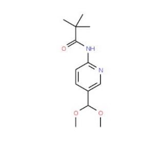 N-(5-Dimethoxymethyl-pyridin-2-yl)-2,2-dimethyl-propionamide (CAS 898561-69-8) - chemical structure image